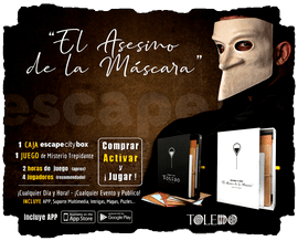 El Asesino de la Mascara - Escape Box Portatil Toledo